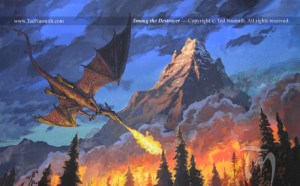 800px-Ted_Nasmith_-_Smaug_the_Destroyer