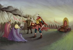 Sauron_comes_to_Ar_Pharazon_by_Demi_urgic